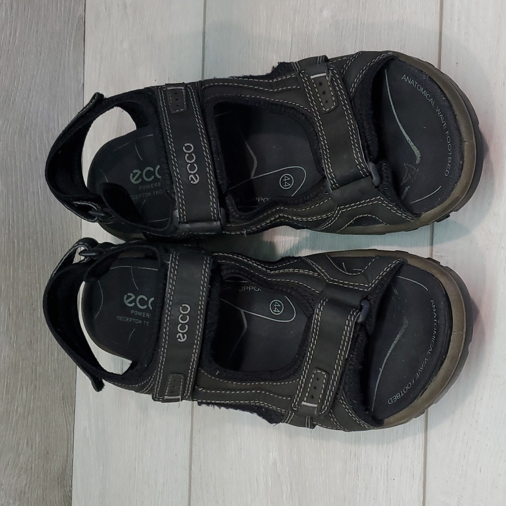 Sold Ecco Mens Yucatan Outdoor Hiking Comfort Sandals shoes sz 44/10-10.5 - Picture 3 of 13